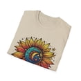 thumbnail image 4 of Leo Sunflower Birth Flower T-Shirt - Zodiac Floral Tee in 5 Colors, 4 of 8