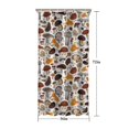 thumbnail image 5 of Colorful Mushroom Collection White Pattern Shower Curtain 36"x72" ,Bathroom Decorative Shower Curtains Set with 12 Hooks,Modern Waterproof Washable Shower Curtain, 5 of 6
