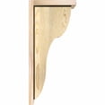 thumbnail image 3 of 8"W x 10"D x 22"H Carmel Rough Sawn Corbel w/Backplate, Douglas Fir, 3 of 9