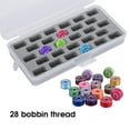thumbnail image 4 of CAJA DE ALMACENAMIENTO DE SUBPROCESOS, CAJA DE CARRETE, 28 CUADRÍCULAS QUE AMABLE Y AMIGABLE CON AGUJA BB-28 ARTES DEL GARAJE, 4 of 7