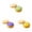 Yellow 1PCS & Green 1PCS & Purple 1PCS, variant on YWIYIUD 1PC Colorful Dumpling StressBalls with Steamer Box Soft Decompression SqueezeDough Anxiety and Stress Reliefing Toys Birthday Holiday Present for Teens and Adults