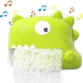thumbnail image 1 of Diversión en la hora del baño del bebé con el juguete musical Dino Bubble Maker para bebés y niños pequeños, 1 of 6
