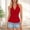 Red, variant on Womens Backless Halter Tops Deep V Neck Sexy Crop Tank Top Open Back Sleeveless Slim Fit Cute Going Out Y2k Summer Tops Beach Vacation Outfits, Red