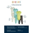 thumbnail image 6 of Onesies Brand Baby Girl Bodysuit & Pants Set, 6 Piece Outfit Set, Sizes Newborn - 6/9 Months, 6 of 9