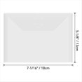 thumbnail image 2 of 150 Sobres de Almacenamiento de 7x5 Pulgadas, Sobres de Plástico Resellables, Bolsa de Almacenamiento para Sellos Transparentes, Troqueles, Papel para Álbumes de Recortes, 2 of 5
