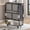 Upgrade 5'' with Basket(75x31Inch), variant on Folding Bed with Mattress, 75"x46" Rollaway Bed with Locking Casters and 5" Rebound Mattress, Metal Sturdy Twin Folding Frame for Storage, Foldable Single Bed for Bedroom/Guest Room(Standard)