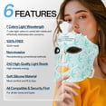 thumbnail image 2 of Máscara facial con luz roja Facego, dispositivo inalámbrico de 7 colores, máscara facial con luz azul y roja para el hogar, silicona suave, ligera y plegable, 2 of 7