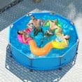 thumbnail image 4 of Costway 1158 Gal Outdoor Family Swimming Pool with Metal Frame Multi-layer PVC Fabric, 4 of 10