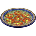 thumbnail image 1 of Polish Pottery 11¼-inch Dinner Plate (Bold Poppies Theme) Signature UNIKAT Hand Painted in Boleslawiec, Poland + Certificate of Authenticity, 1 of 6
