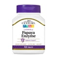 thumbnail image 1 of Tabletas masticables 21st Century Papaya Enzyme Tropical, 100 unidades, 1 of 8