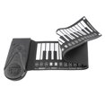 thumbnail image 4 of Portable Piano with Speaker 49 Flexible Silicone Keys 16 Tones 10 Rhythms 16 Levels Volume Control 32 Levels Rhythm Control Roll Up Keyboard Piano, 4 of 4