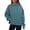 Navy-1, variant on Mock Neck Sweatshirt for Womens Solid Color Long Sleeve Loose Fit Casual Winter Pullover Sweatshirt Blouses