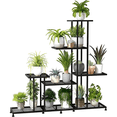 thumbnail image 1 of Soporte Para Plantas De Metal Estante Decorativo 5 Niveles Xtellar negro, 1 of 4