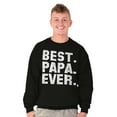thumbnail image 4 of Best Papa Ever World's Coolest Dad Men's Crewneck Sweatshirt Brisco Brands S, 4 of 6