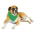 thumbnail image 1 of 9 Pack Solid Polyester Dog Neckerchief Triangle Bibs  - Extra Large (Green), 1 of 2