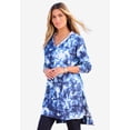 thumbnail image 2 of Roaman's Women's Plus Size French Terry Tunic Hoodie, 2 of 6