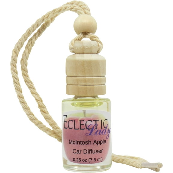 McIntosh Apple Scented Car Diffuser by Eclectic Lady, 7.5 ml, Air Freshener, Premium Fragrance
