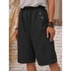 thumbnail image 3 of Pantalones cortos, pantalones casuales de color sólido para mujer, pantalones de pierna recta, decoración del hogar, 3 of 5