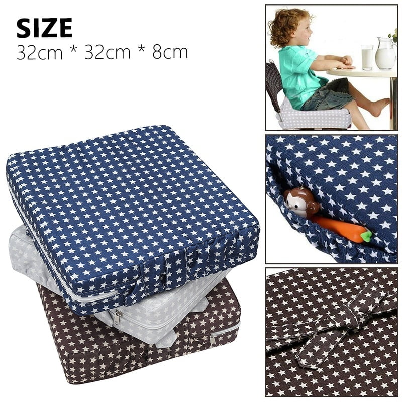 Kids Baby High Seat Increased Chair Booster Pad Toddler Dining Home Cushion Safe