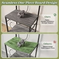 thumbnail image 5 of Amadwell Kitchen Bakers Rack with Power Outlets, 31.5" Large Microwave Stand, Coffee Bar Station, 5 of 9