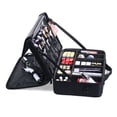 thumbnail image 6 of Jubilant Makeup Organizer Tool Bag with Thermal Insulation Layer Large Capacity Waterproof Adjustable Oxford Makeup Storage Organizer Box, 6 of 7
