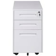 thumbnail image 2 of Gymax Rolling A4 File Cabinet Sliding Drawer Metal Office Organizer Storage White, 2 of 7