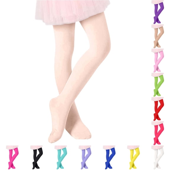 TinyBloomm Spring Summer Kids High Elastic Dance Leggings Ballerina Tights Comfortable Stretchable Underwear For Girls, Size 6-12 Months