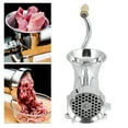 thumbnail image 3 of Fyydes Kitchen Utensils,Meat Grinder,Manual Meat Grinder Aluminium Alloy Meat Mincer Vegetable Grinding Machine Home Kitchen Use, 3 of 8