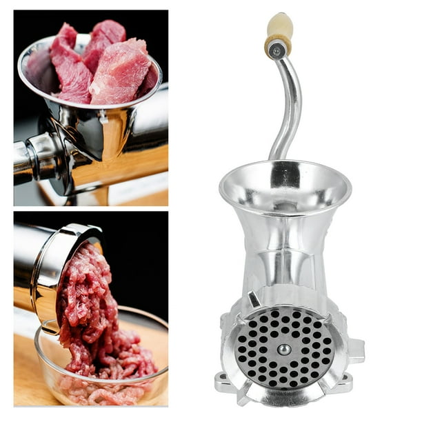 Cergrey Manual Meat Grinder Aluminium Alloy Meat Mincer Vegetable Grinding Machine Home Kitchen Use Kitchen Utensils Manual Meat Grinder