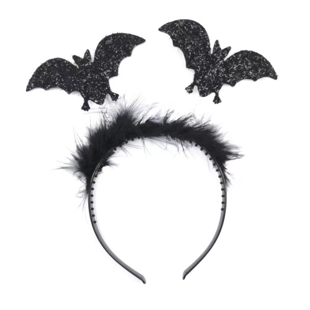 Banda para el pelo del diablo de Halloween, decoración de fiesta de Halloween, telaraña, bruja, baile, diadema, accesorios para fotos, fantasma, Festival, cabeza de murciélago, aro