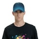 thumbnail image 4 of Fotbe Night Sky Moon Dolphin Gorro Clásico de Béisbol, Gorra Ajustable con Broche Snapback, Gorro de Exterior de Algodón Suave, 4 of 6