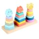 thumbnail image 1 of juego de torre apilable para bebés, anillo clasificador de formas para niños pequeños, juguete apilable y anidado, 1 of 6