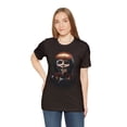 thumbnail image 3 of Halloween Annabelle Face Short Sleeve T-Shirt - Creepy Doll Horror Movie, 3 of 3