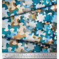 thumbnail image 3 of Soimoi Polyester Crepe Fabric Two Tone Camouflage Print Sewing Fabric Yard 52 Inch Wide, 3 of 3