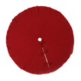 thumbnail image 1 of Abbracc Jupe de Sapin de Noël Base Fil Tricoté Tapis de Sol Décorations Rouge, 1 of 9
