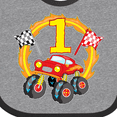 thumbnail image 4 of Inktastic Monster Truck 1st Birthday Boys or Girls Baby Bib, 4 of 4