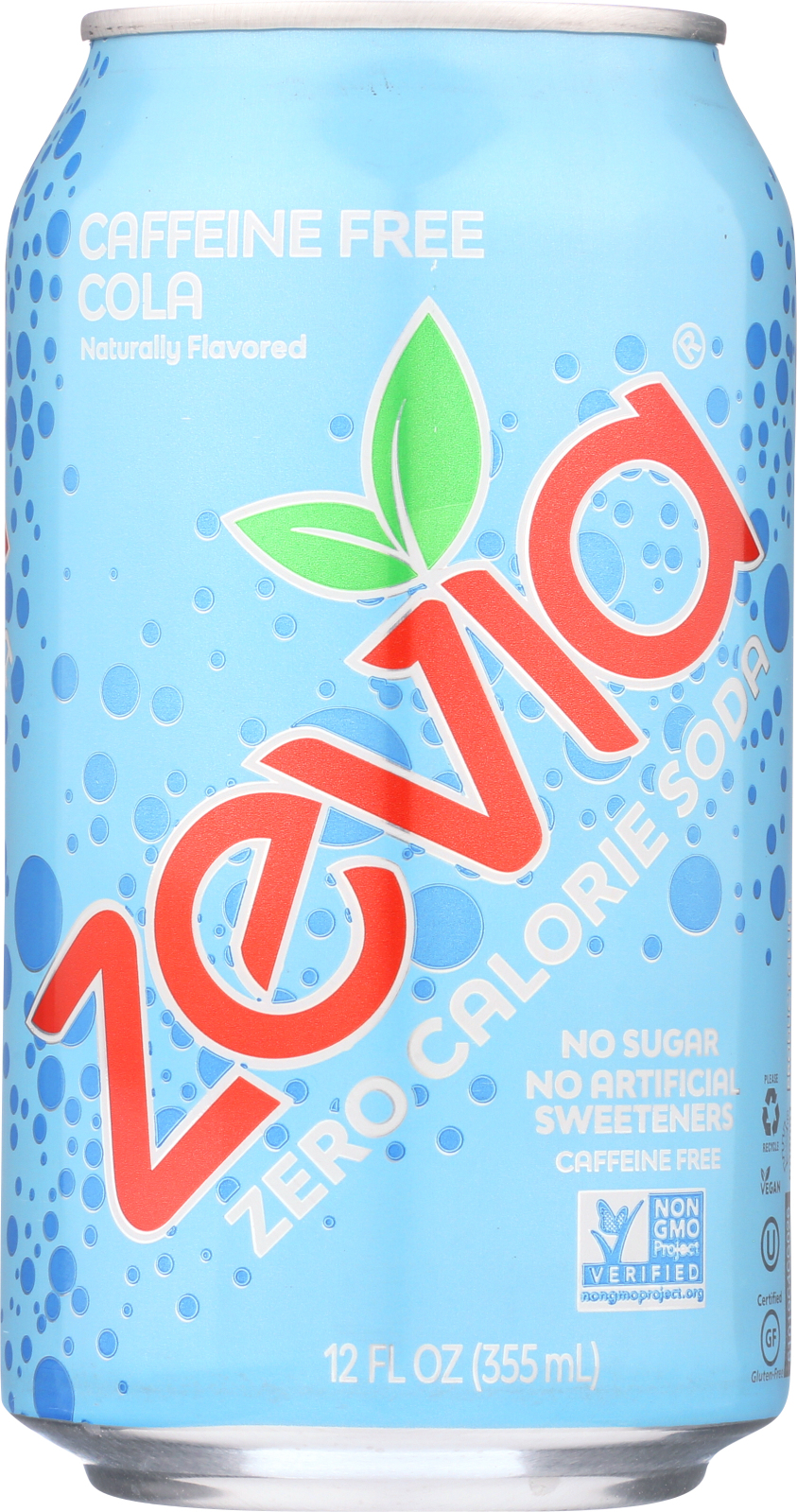 ZEVIA SODA COLA CAFFEINE FREE 6 PACK 72 FL OZ