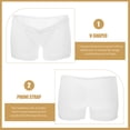 thumbnail image 2 of Raindrops 2 Pcs Pantalon de Sécurité Post-Partum Blanc Confortable Extensible Léger Pantalon de Maternité, 2 of 7