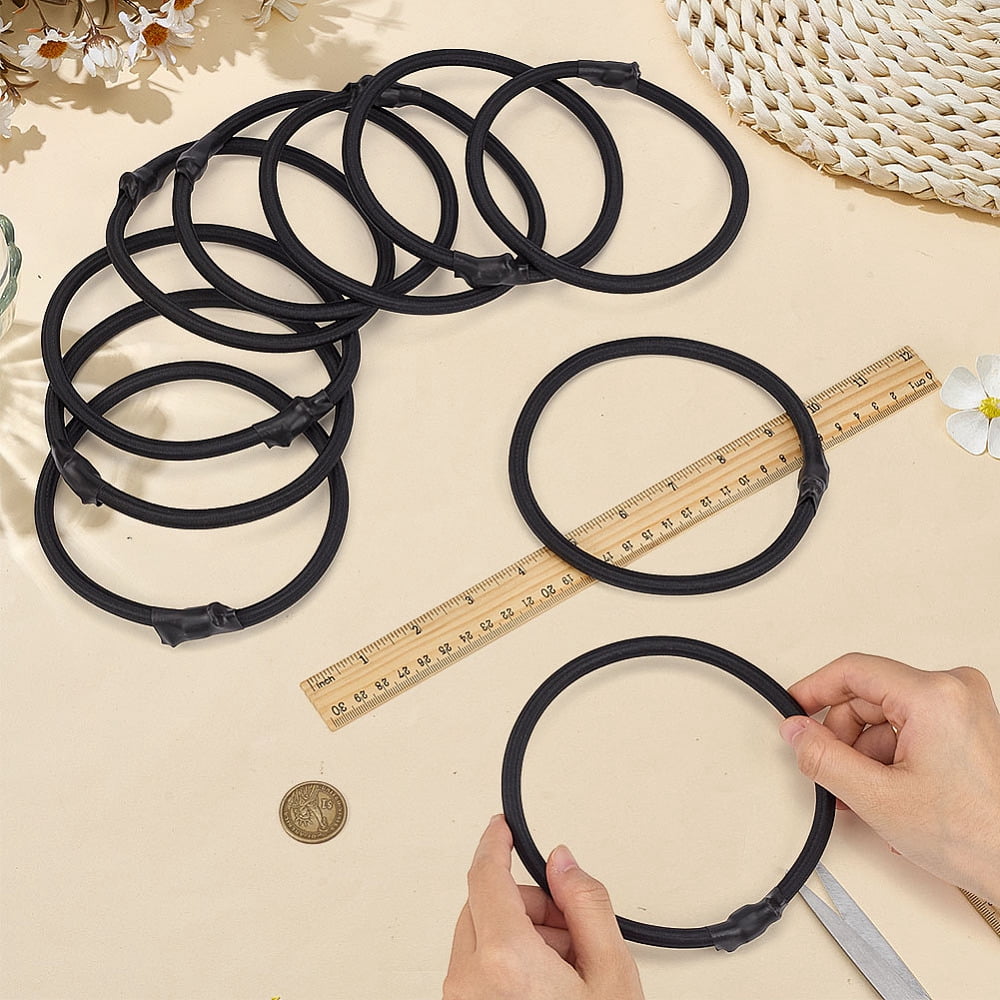 18 Pcs Trampoline Bungee Cords 5.1 inch Replacement Elastic Rope High Jump Bungee Cord Heavy-Duty Elastic Trampoline Ropes