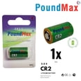 thumbnail image 2 of Batería de litio PoundMax CR2 3.0 V para cámara, 2 of 8