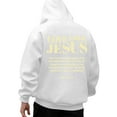 thumbnail image 5 of Christian Hoodies for Men 2025 Love Like Jesus Hoodie Long Sleeve Hooded Sweatshirt with Pockets Pullover Mens Hoodies, 5 of 6