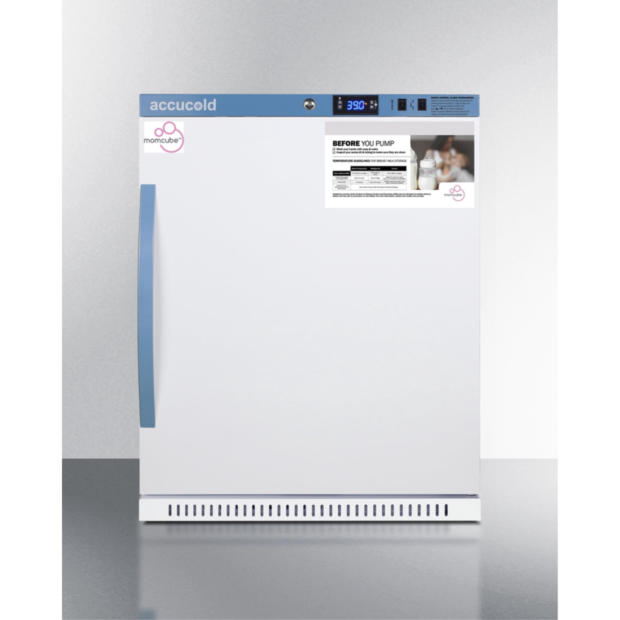 MomCube ADA height breast milk refrigerator