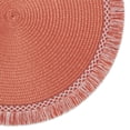thumbnail image 2 of DII Spice Round Fringed Placemat Set of 6, 2 of 3