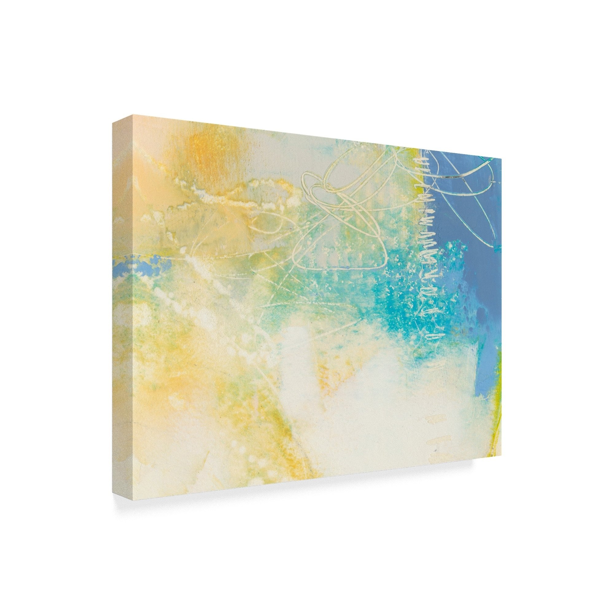 Trademark Fine Art 'Blue Lux I' Canvas Art by Sue Jachimiec