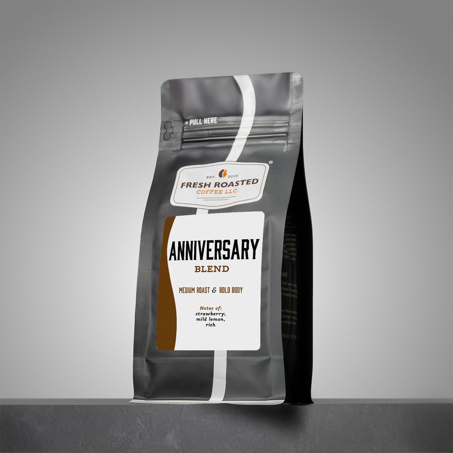 Fresh Roasted Coffee, Anniversary Blend, Medium Roast, Whole Bean, 80 oz 5 lbs