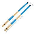 thumbnail image 3 of 1Pair Bamboo Sticks Durable Rack Drums Wooden Drum Brushes Percussion Sticks Random Color, 3 of 4