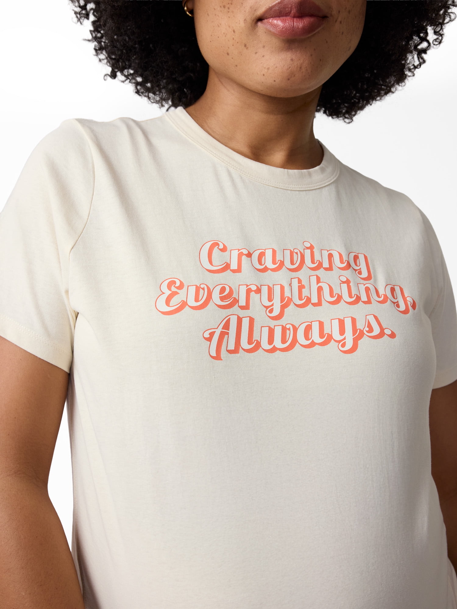Ingrid & Isabel For Every Belly Women's Maternity Short Sleeve Relaxed Crew Graphic Tee, Sizes S-XXL