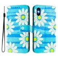 thumbnail image 2 of TECH CIRCLE for iPhone XS Max Case 6.5-Inch (2018 Release), Cute Cartoon Flip Wallet Phone Case with Lanyard, Built-in Card Slots & Stand Function, Portable Lightweight Slim Folio Cover, Blue Daisy, 2 of 3