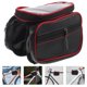 thumbnail image 4 of Bolsa impermeable para sillín de bicicleta de montaña, para la parte delantera, para guardar el teléfono (roja), 4 of 7