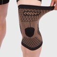 thumbnail image 4 of LYMAYTER 1Pc Knee Sleeve High Elastic Breathable Pressurization Knitting Knee Protection Knee Compression Sleeve Support for Meniscus Tear, 4 of 7